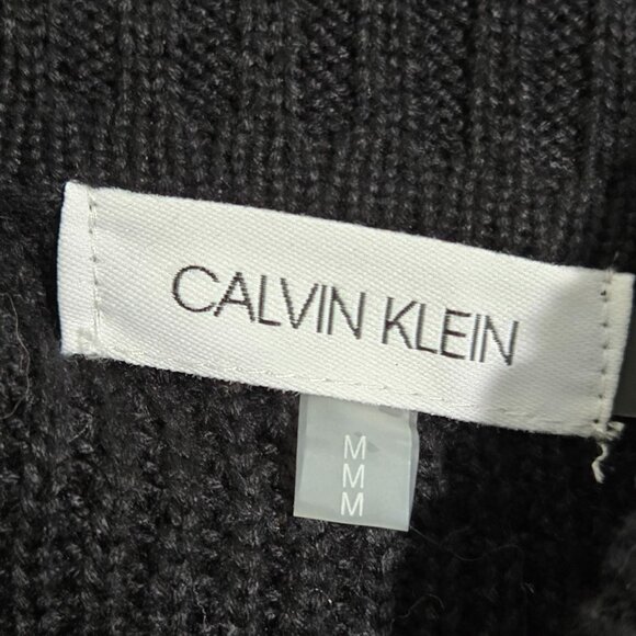 Calvin Klein Cowl Neck Sweater color black size M - Picture 2 of 3